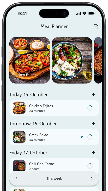 Foodwin Meal Planner